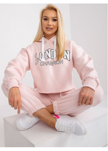 Púdrovo ružová tepláková súprava