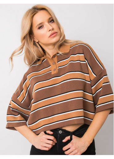 Hnedé polo tričko
