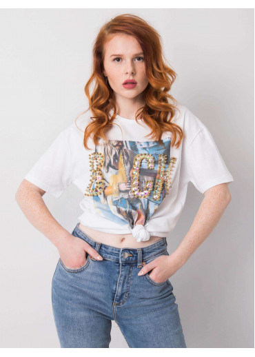 Biele tričko s potlačou