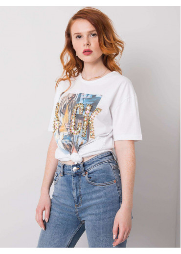 Biele tričko s potlačou