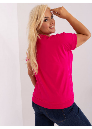Fuchsiovo ružové tričko