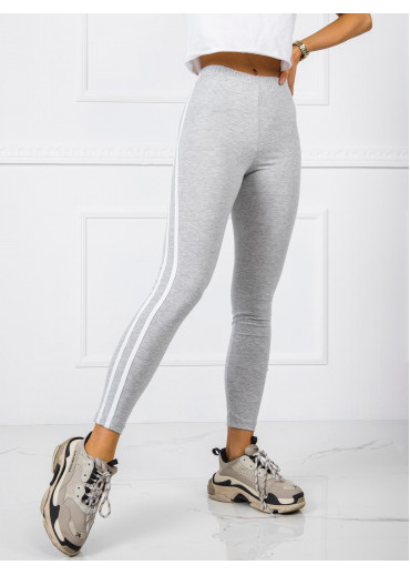 Sivá legíny s lampasmi