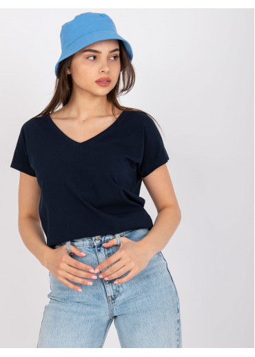 Modré basic tričko