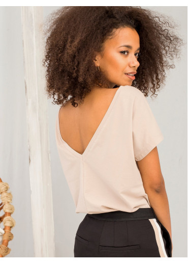 Béžovo hnedé tričko