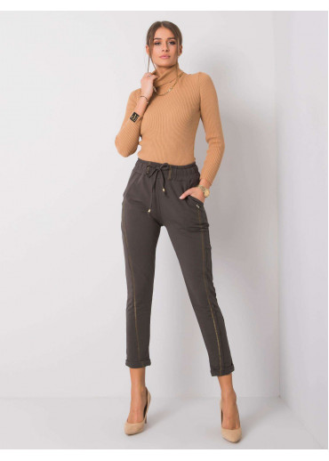 Khaki zelené tepláky