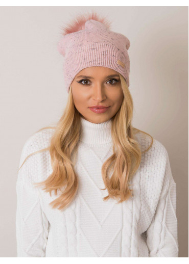 Púdrovo ružová čiapka