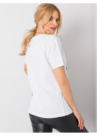 Biele bavlnené tričko