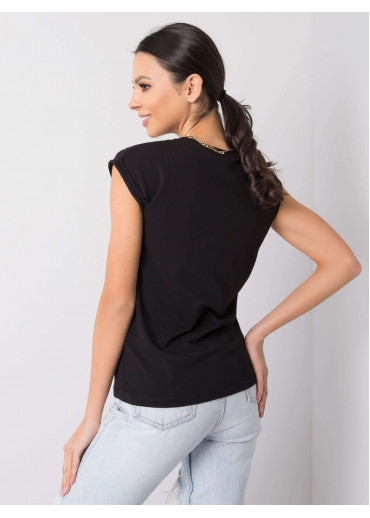 Čierne basic tričko