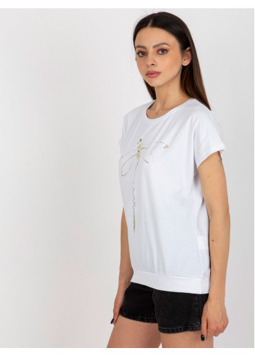 Biele tričko vážka