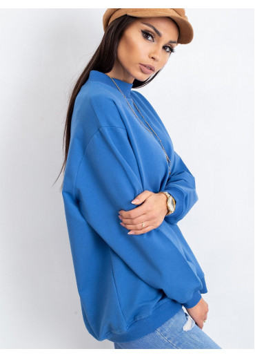 Svetlomodrá basic mikina