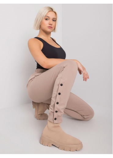 Béžovo hnedé tepláky