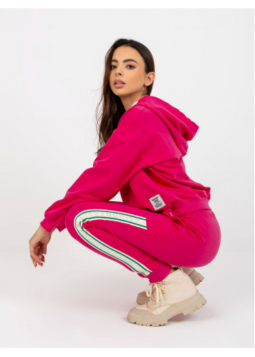 Fuchsiovo ružová tepláková súprava