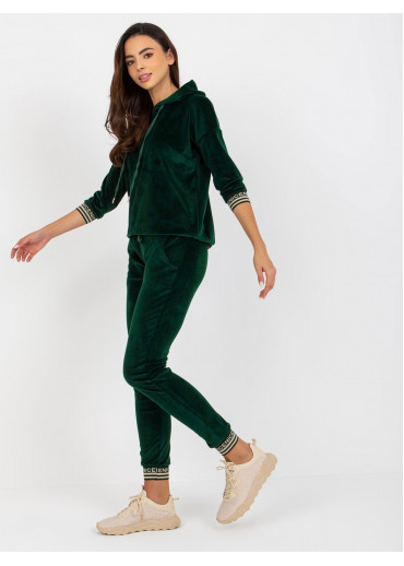 Tmavozelená tepláková súprava