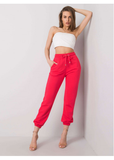 Koralovo ružové basic tepláky