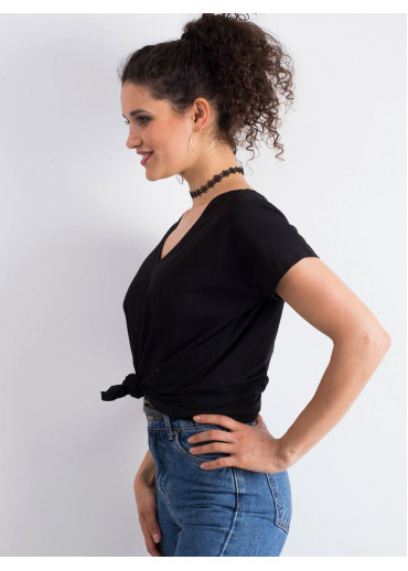 Čierne basic tričko