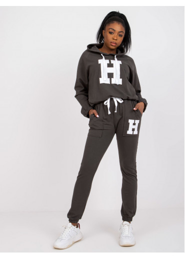 Khaki zelená tepláková súprava