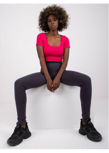 Grafitovo sivá legíny