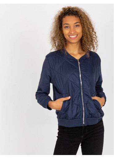 Modrá mikina na zips