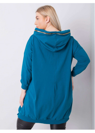 Zelená mikina s kapucňou