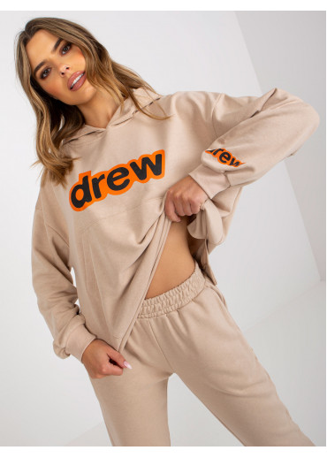 Béžovo hnedá tepláková súprava