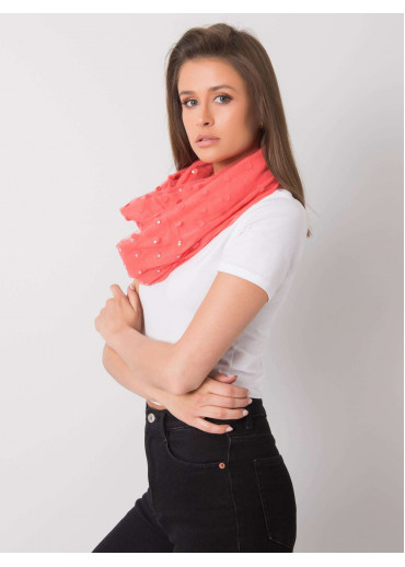 Koralovo ružová šatka