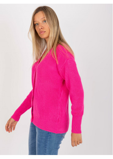 Neónovo ružový sveter