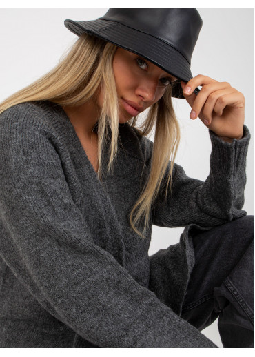 Tmavosivý kardigán