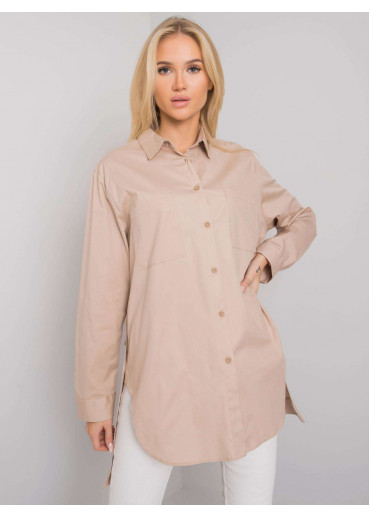 Béžovo hnedá košeľa