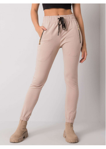 Béžovo hnedé tepláky