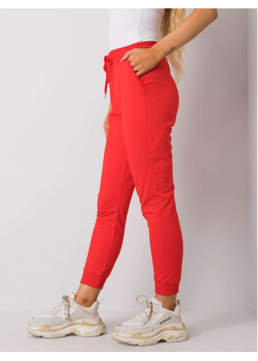 Červené dámske tepláky