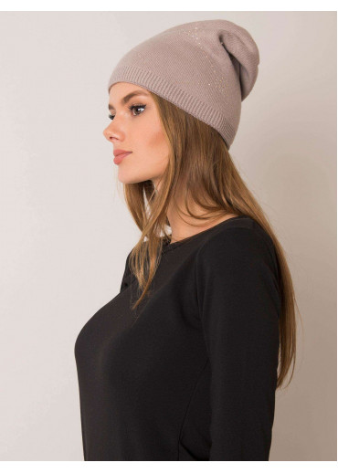 Béžovo hnedá čiapka