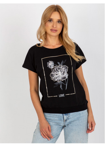 Čierne tričko Love