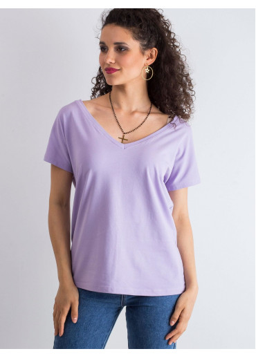 Fialové basic tričko