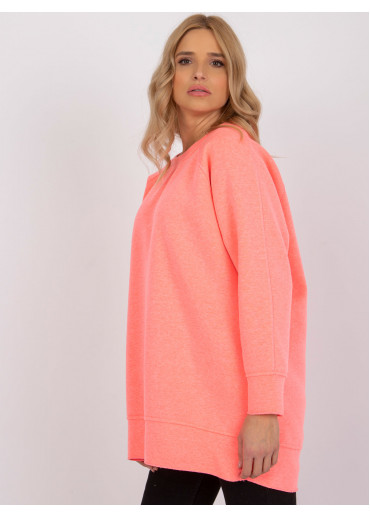 Neónovo ružová oversize mikina