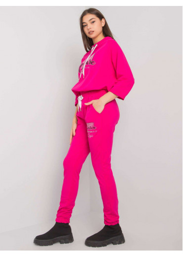 Fuchsiovo ružová tepláková súprava