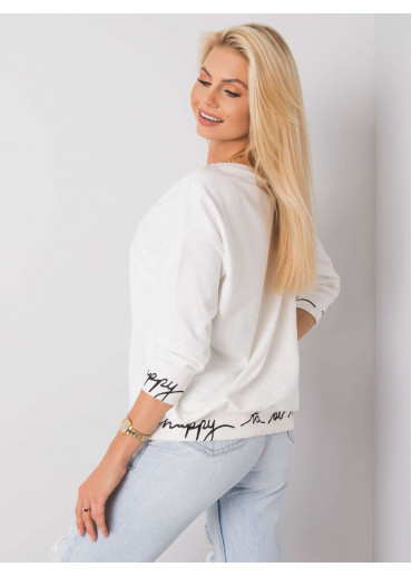 Smotanovo biela mikina