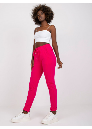 Fuchsiovo ružové tepláky