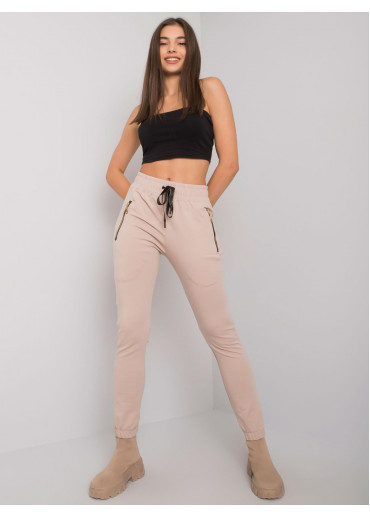 Béžovo hnedé tepláky