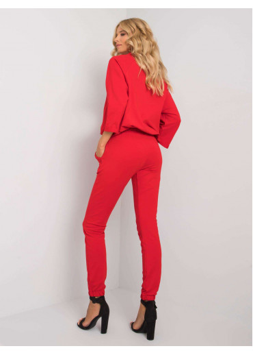 Červená tepláková súprava