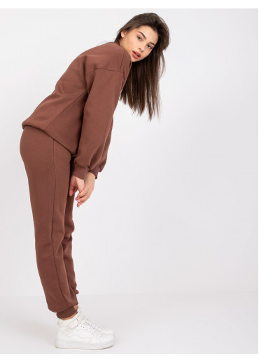 Hnedá tepláková súprava