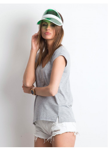 Sivé bavlnené tričko