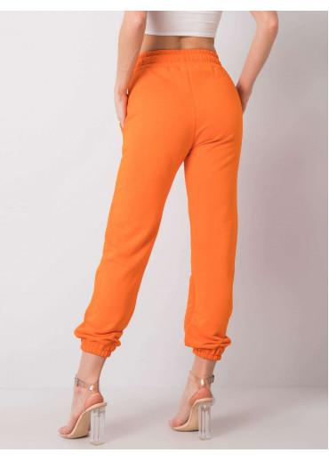 Oranžové basic tepláky