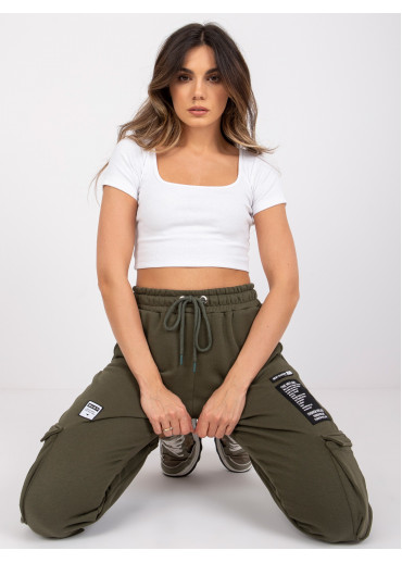 Khaki zelené tepláky