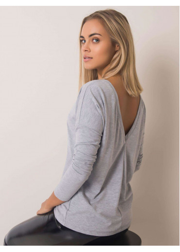 Sivé tričko s dlhým rukávom