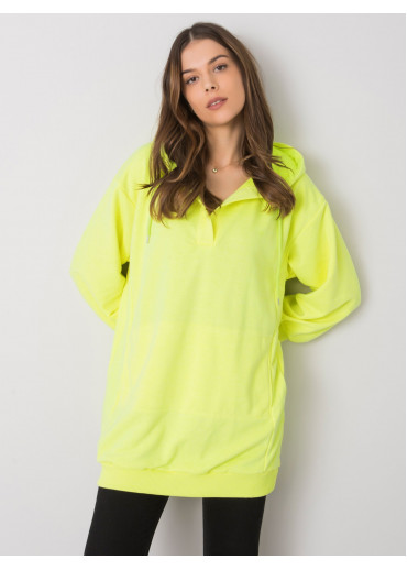 Žltá predĺžená mikina