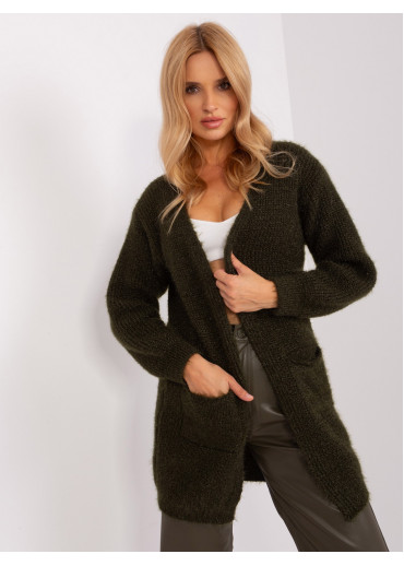 Khaki zelený kardigán