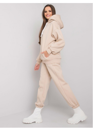 Béžovo hnedá tepláková súprava