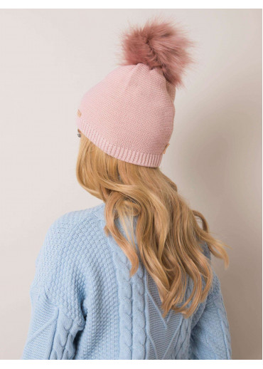 Púdrovo ružová čiapka