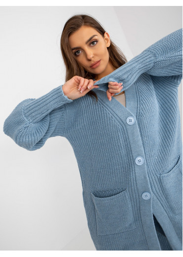 Svetlomodrý kardigán