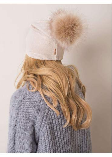 Béžovo hnedá čiapka